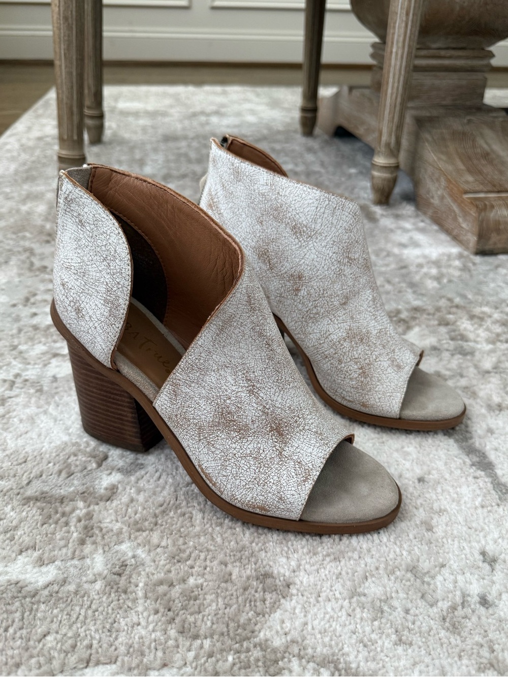 Diba True Honey Suckle Leather Booties